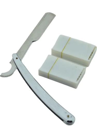 Sedef Krom Tıraş Usturası + Tam Jilet 10'lu