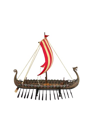 Ejderha Başlı Viking Gemi Biblosu