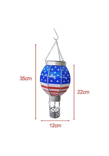 Suntek Sıcak Hava Balonu Güneş Feneri Sundurma Bahçe Stil-b