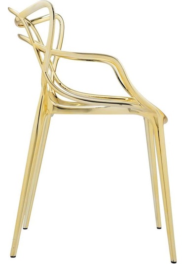 Masters Metallic Sandalye, Philippe Starck Tasarımı, Red Dot Ve Good Design Ödüllü Altın