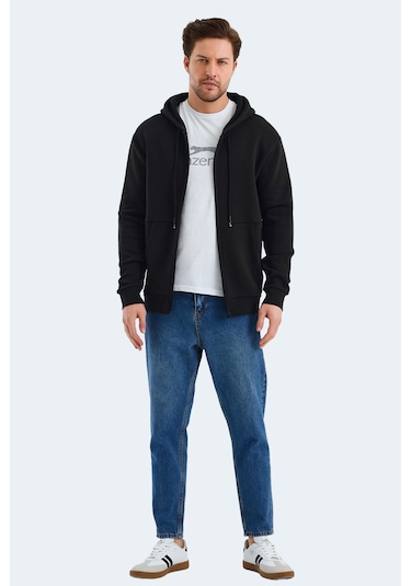 Slazenger Vonda 2 Li Set Erkek Sweatshırt Siyah - Petrol