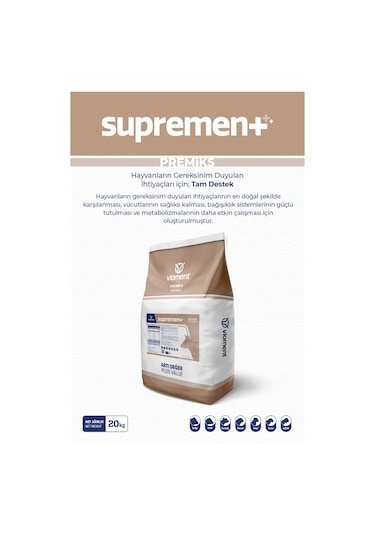 Vioment Suprement 20 Kg - Ruminant Hayvanlarda; Tam Destek -