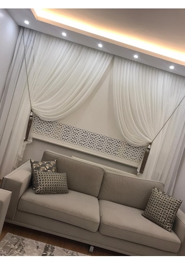 Lazer Kesim Stor Perde - Kalın Mat Model (471164729)