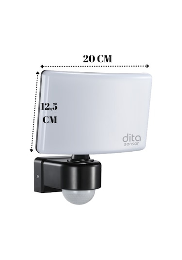 10 Adet Dita Pr130nw 30w 4000k Günışığı 2200 Lümen Sensörlü Led Projektör