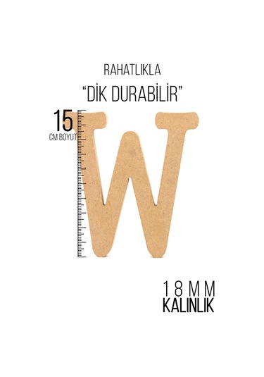 Na Neşeli Ahşap 15 Cm Ahşap Harf, Rahatlıkla Dik Durabilir, Söz, Nişan, Kutlama, Dekor, Süs Model 15cmwmm18