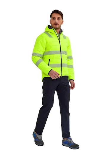 Şensel Reflektörlü Kapitoneli Mont Fosforlu Sarı 61E1166 Fosforlu Sarı