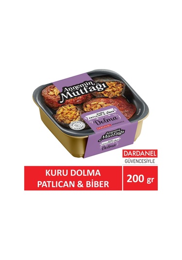 Annemin Mutfağı Hazır Yemek Kuru Dolma Patlıcan Biber 200 G