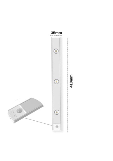 Forlife Usb Şarjlı Sensörlü Mutfak Tezgahı Led Aydınlatma Armatür