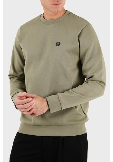Boss Erkek Sweat 50520302 245 Haki Haki