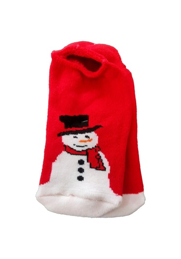 Kadın Erkek Termal Yılbaşı Çorabı Görünmez Kalın Sıcak Hediyelik 001