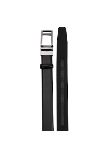 Pierre Cardin Deri Otomatik Tokalı Erkek Kemeri En 3,5 Cm Pcotm01 Siyah