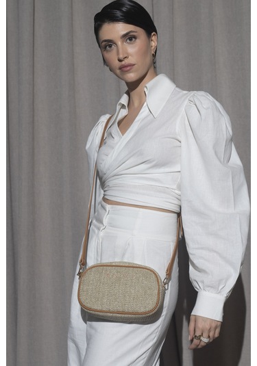 Sisley Sly 039 Çapraz Çantası Std / Bej Bej