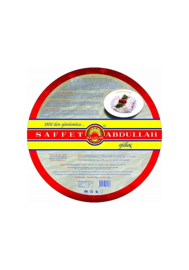Saffet Abdullah Güllaç Tepsi Ambalaj 2 x 400 G