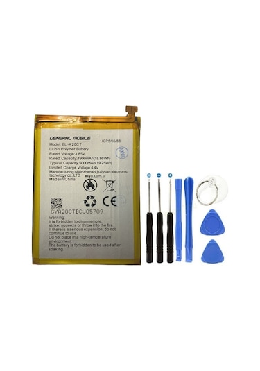 General Mobile Gm21 Pro Pil- Batarya Bl-a20ct 5000 Mah+tamir Set