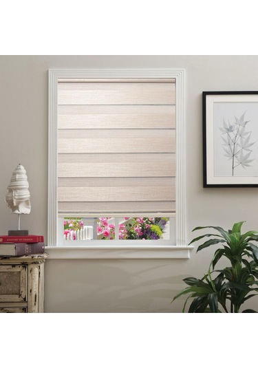 Hazır Hasır Bambu Zebra Stor Perde Kum Beji 80X200Cm