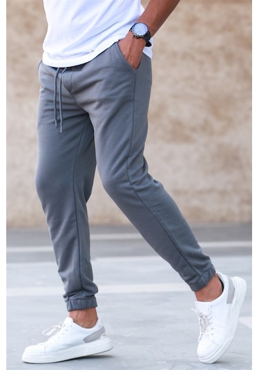 Madmext Füme Basic Eşofman 5424 Füme