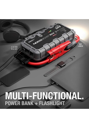 Noco Genius Gb251 24V 3000 Amp Ultrasafe Lityum Akü Takviye + Powe N11.321