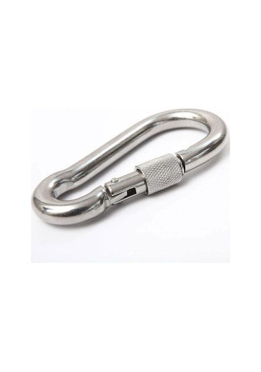 Kilitli Karabina Yaylı Galvanizli 6-8-10-12Mm Ölçü Adet Seçenekli