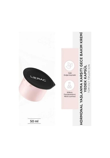 Lierac Arkeskin Night Cream Yaşlanma Karşıtı Gece Kremi 50ml - Refill