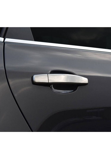 Opel Astra - J Kasa 2011-2015 Model Arası Krom Kapı Kolu 4 Kapı 8 Parça Paslanmaz Çelik