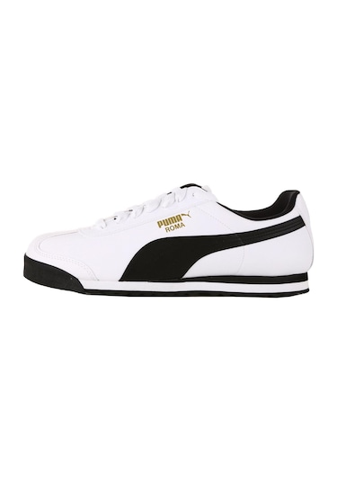 Puma Roma Basic 353572 04 Erkek Beyaz-siyah Günlük Spor Ayakkabı Beyaz