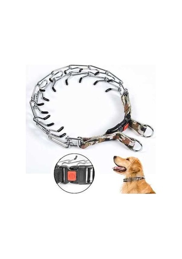 Dancemonkey Köpek Çivili Tasma, Pratik Tokalı Ve Uzunluk Ayarlı