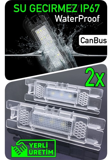 Opel Adam Canbus Led Plaka Aydınlatma Ledi Lambası