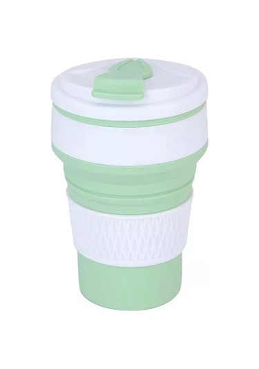 Lucku House Silikon Katlanabilir Bardak Kapaklı 350 Mlbuyer 199946831 Yeşil