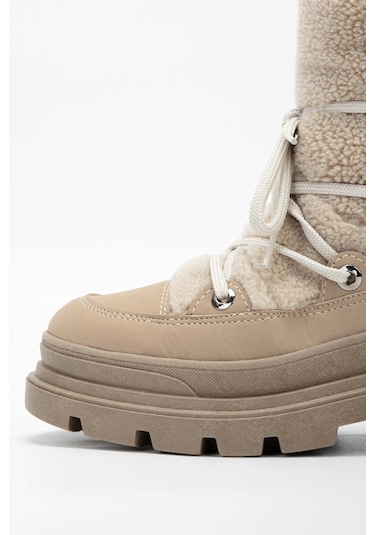 Effetre Kadın Kumaş Bej Kar Botu 516 8715 Bn Bot Sk23/24 Beıge Bej