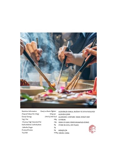 Baharatlı Güveç Çeşisi Spıcy Hot Pot Soup Base 200 G