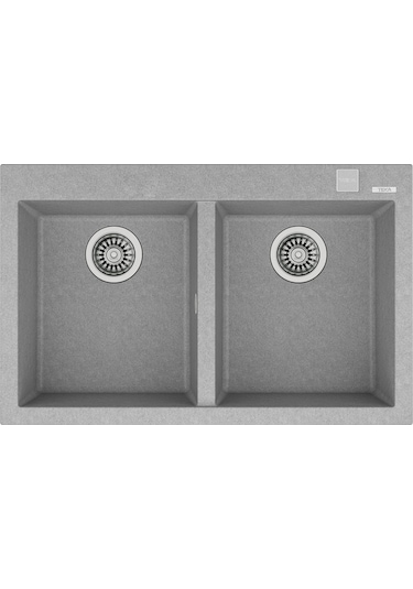 Teka Forsquare 790 Tg Çift Hazneli Tegranite+ Eviye - Stone Grey - 115260015
