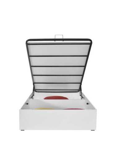 Tek Kişilik Bazalı Karyola-lake Beyaz 127x90x207 Cm Gxyxd