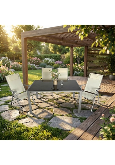 Koçtaş Miami 4 Kişilik Metal Yemek Seti