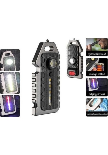 Novahub E-smarter W5136 Mini Anahtarlık Fener, Hafif Taşınabilir El Işığı Kararma Çok Renkli