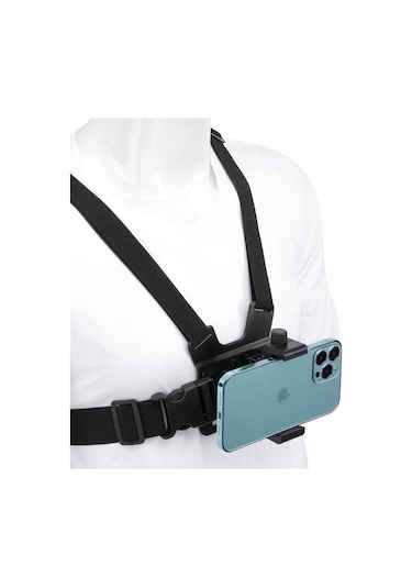 Gplus GP4626PVJ Cep Telefonu  Aksiyon Kamera Uyumlu Düşmez Dayanıklı Vlog Video Çekim Göğüs Kemeri