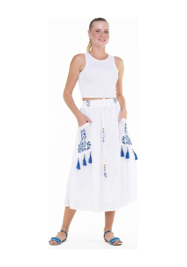 Nil Vual Midi Boy Etek Beyaz Byz-beyaz Beyaz
