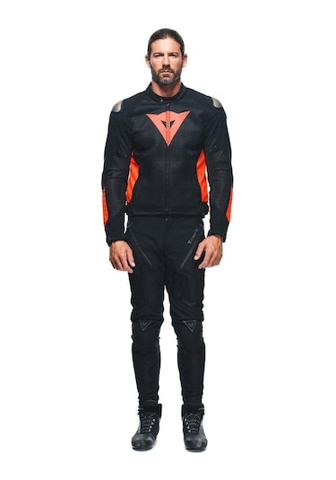 Dainese Energyca Air Black Fluo Red Tekstil Mont