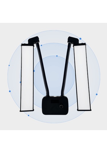 Kilifone - Işıklı Telefon Tutucu Ring Light Al45x - Siyah - T37812