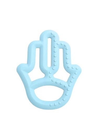 Oioi 104000 Annenin Eli Bebek Diş Kaşıyıcı Mavi