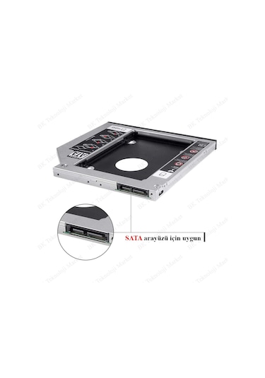 9.5Mm Sata 3.0 2.5 İnch Notebook Hdd Ssd Caddy Kızak Kutu