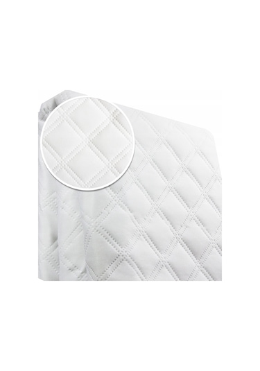 Kapitone Fitted Su Sıvı Geçirmez Yatak Koruyucu Alez 180x200 Beyaz