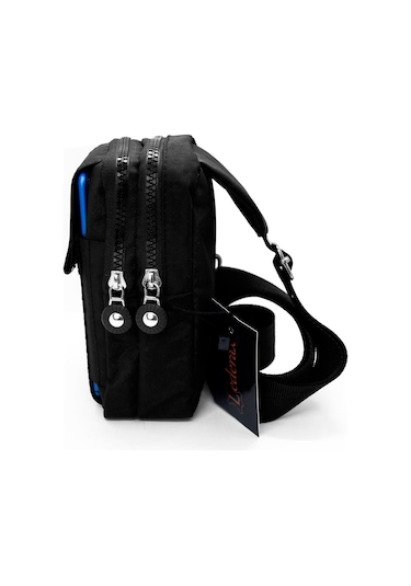 Lederax Krinkıl Mini Çapraz Göğüs Çantası Bodybag Ld49 Siyah