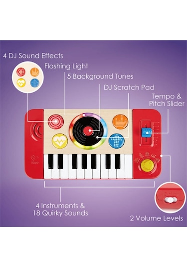 Hape Dj Mix & Spin Studio Oyuncak Müzik Aleti