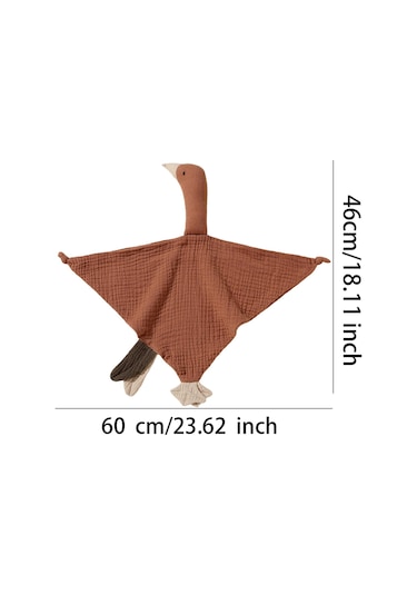 Dolıty Bebek Konfor Battaniyesi Yumuşak Rahat Geziler Kahverengi Kahverengi