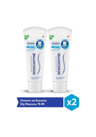 Sensodyne Onarım ve Koruma Diş Macunu 2 x 75 ML