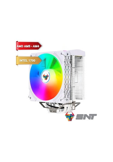 Snt Lc-400w 120 Mm. Argb Amd Intel İşlemci Soğutucu Beyaz