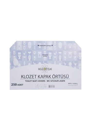 Rulopak R-2613 Klozet Kapak Örtüsü 250'li