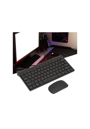 Ximistore9 Kolonlu Kablosuz Klavye Fare Seti - 78 Tuşlu Tayvan/hong Kong Çince Cangjie - 2.4g Bağlantı - Laser Gravür - Sessiz Tuşlar - Abs Malzeme