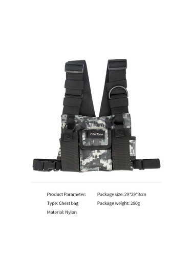 Yinitone Çok İşlevli Ve Kullanışlı Interkom Göğüs Çantası Hafif Ve Yumuşak Su Geçirmez Ve Toz Geçirmez Çizilmeye Dayanıklı Mavi MAVİ