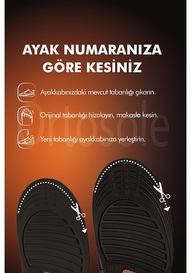Ortosole Tabanlık - Erkek - Konfor